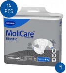 Pañal MoliCare Premium Elástico 10G Mediano - 14 unidades