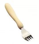 Anatomical Handle Stainless Steel Fork - Caring             