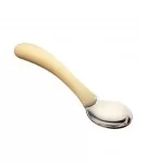 Stainless steel spoon with anatomical handle - Caring